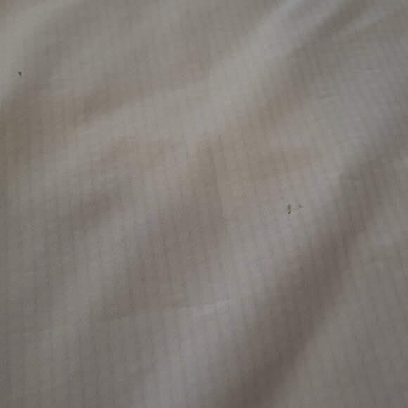 Cubavera Men's Shirt XL Linen Rayon Beige Cream Relaxed Short Sleeve Pocket - Picture 14 of 15